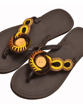 Fore-Button Sandals