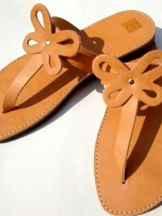 Petal Leather Sandals