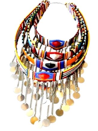 Maasai-Inspired Beaded Necklace