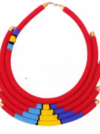 beaded statement necklace
