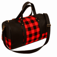 Durable African Leather Weekender Bag