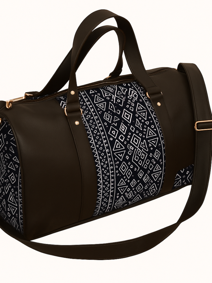 African Print Luggage Bag