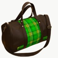 African Leather Travel Bag