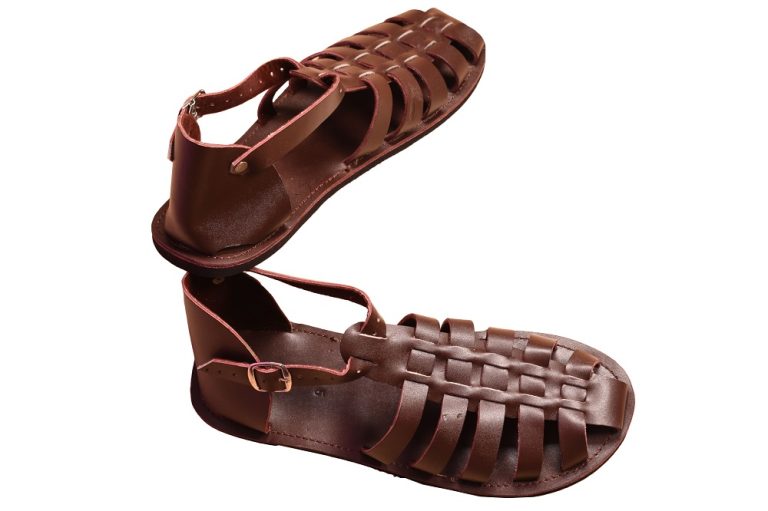 Toecover Men Leather Sandals