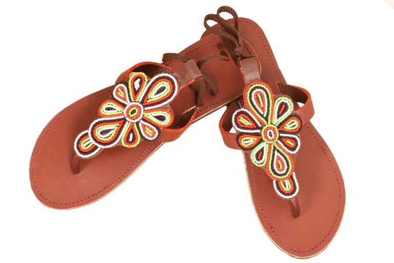 Petal Leather Sandals-10pairs