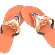 Butterfly Leather Sandals