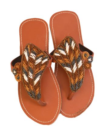 Keyon Grey Maasai Sandals