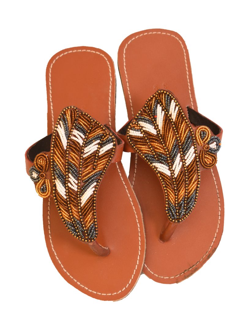 Keyon Grey Maasai Sandals – 10