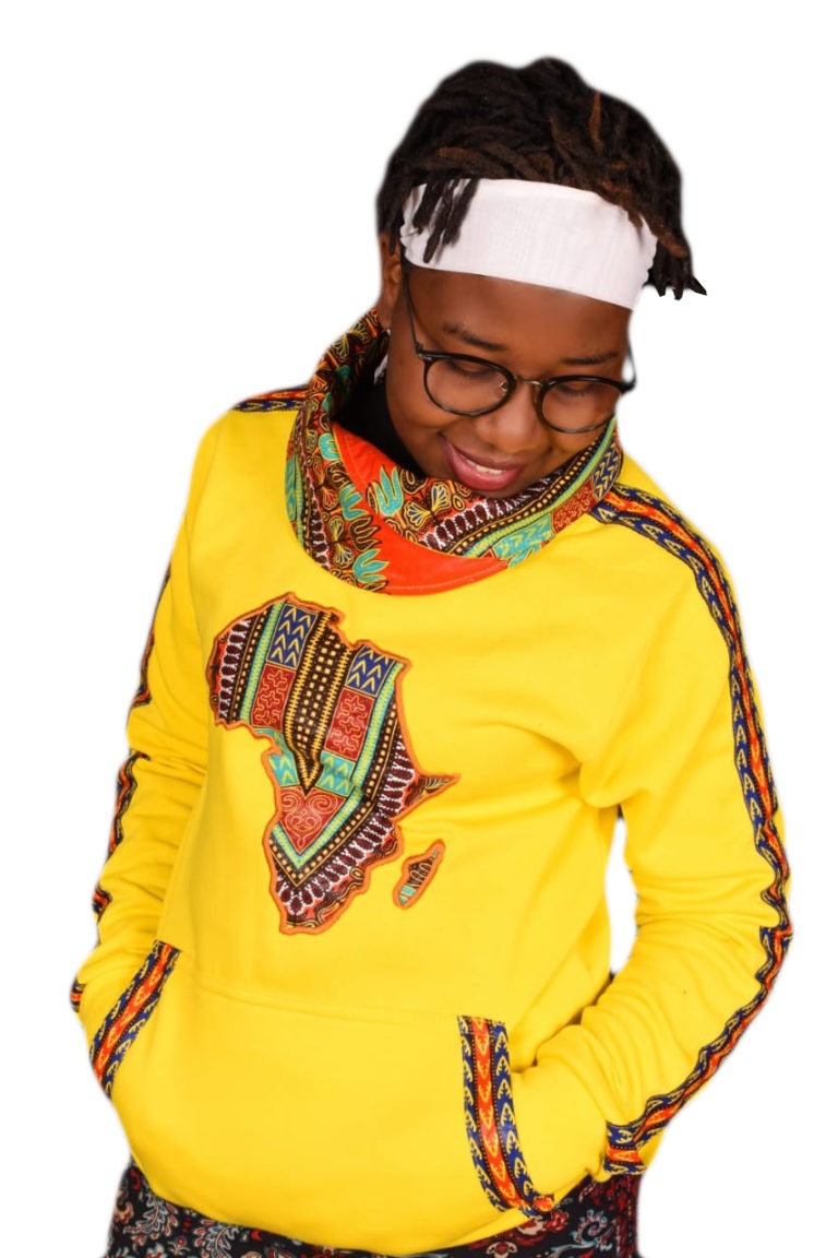 African-Map Dashiki Snoodies – 10pcs