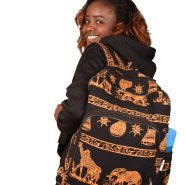 African Animal Print Backpack