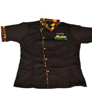 Custom African Branded Chef Blouses