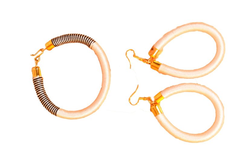 African Bracelet and Earring Set – 10