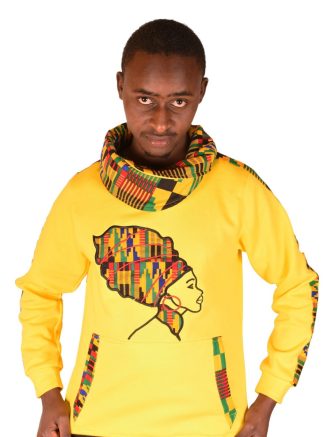Yellow African Print Snood