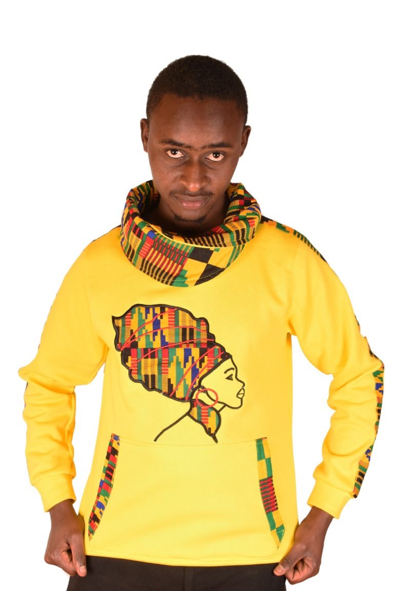 Yellow African Print Snood