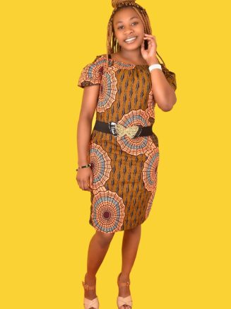 Sunburst Kitenge Dress