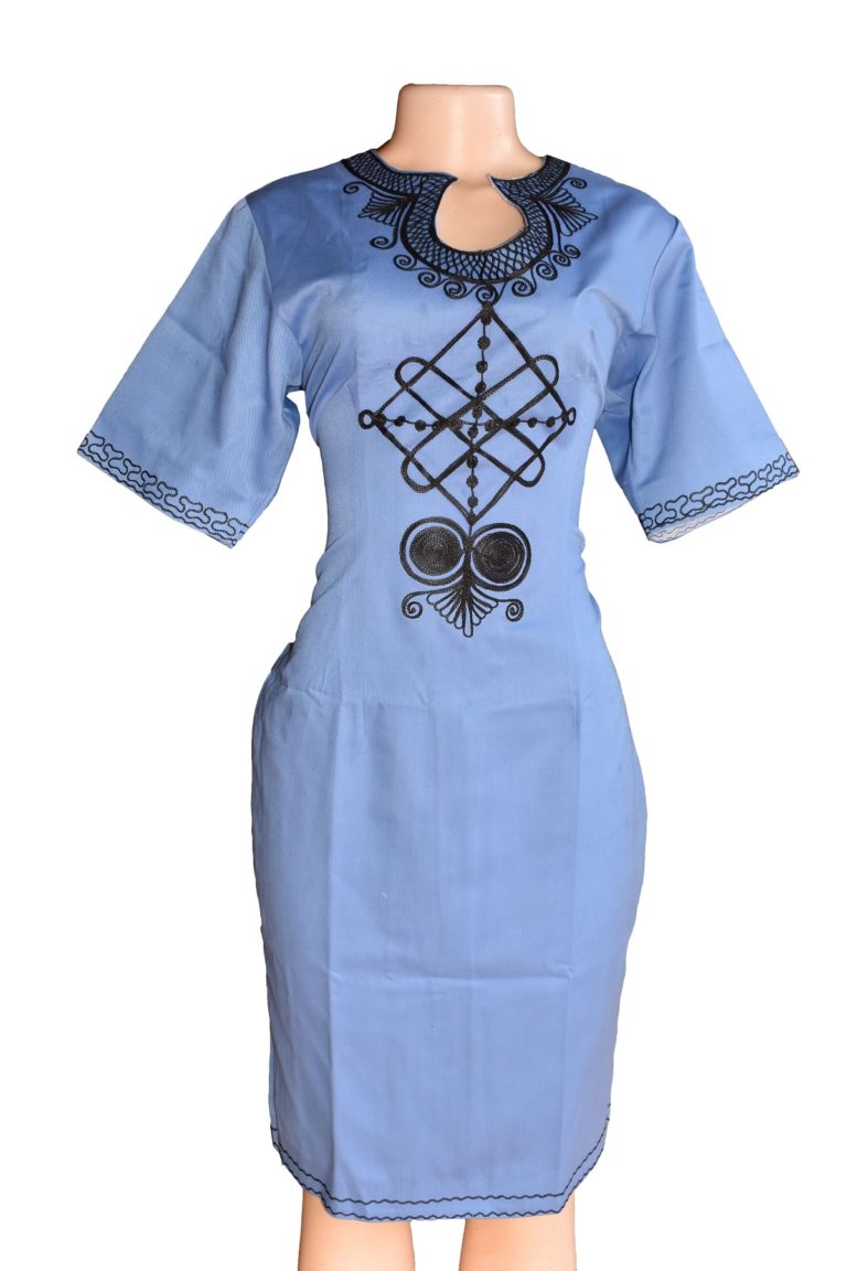 Triometric Embroidered Dress