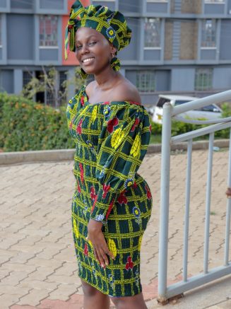 Moroccan Kitenge Dress Set
