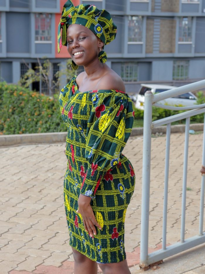 Moroccan Kitenge Dress Set