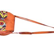tribal-leather picnic bag