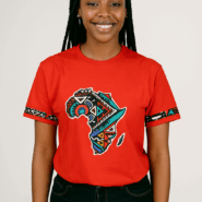 Africa map t-shirt
