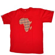 Kitenge Africa Map T-Shirt