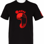Maasai Spear Footprint T-Shirt