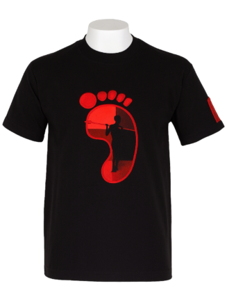 Maasai Spear Footprint T-Shirt