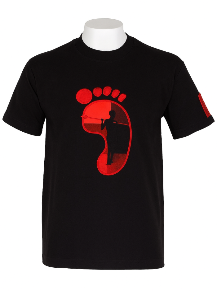 Maasai Spear Footprint T-Shirt