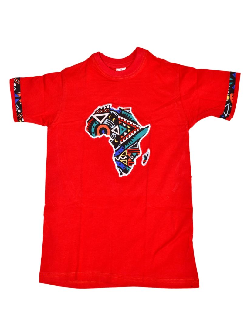 Red Africa Map T Shirt Best African Designs African Bravo Creative 4065