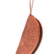 Sisal Half-Moon Clutch Bag