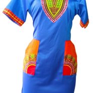 Blue Dashiki Dress