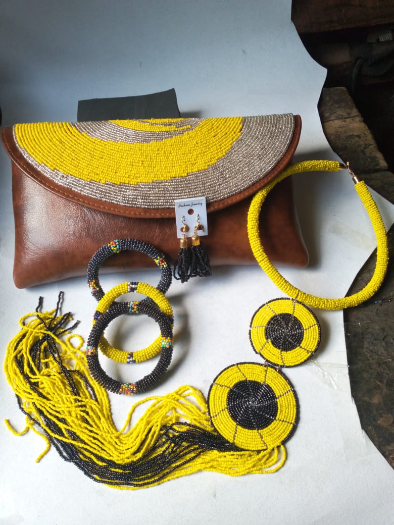 Beaded african jewelry