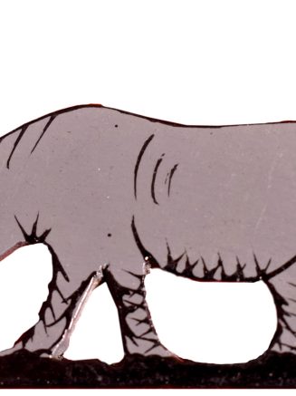 Rhino Fridge Magnet