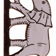 Elephant Magnetic Fridge Sticker