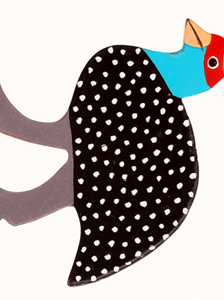 Guinea Fowl Magnetic Sticker