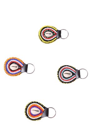 Beaded Leather Key Holder-10pcs