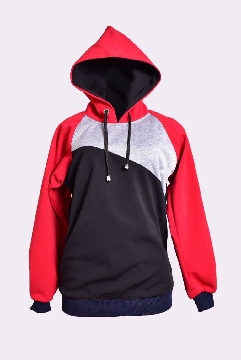 Wholesale Assorted Color Block Hoodies – 10pcs
