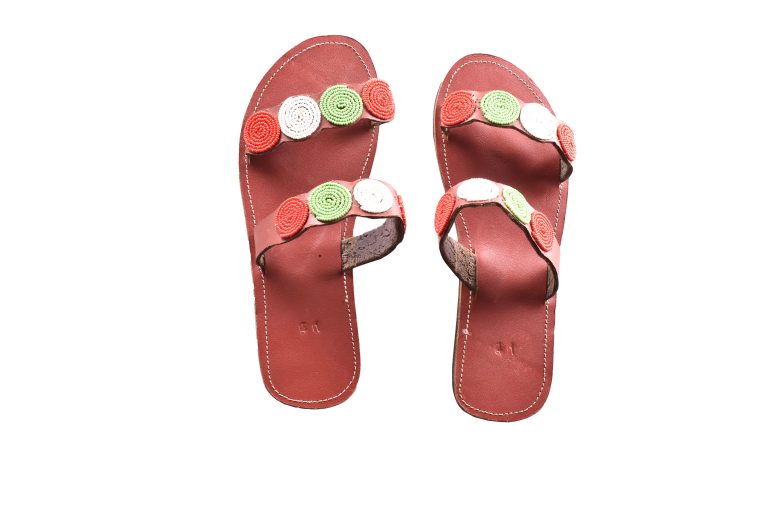 Wholesale Beaded Leather Sandals-10