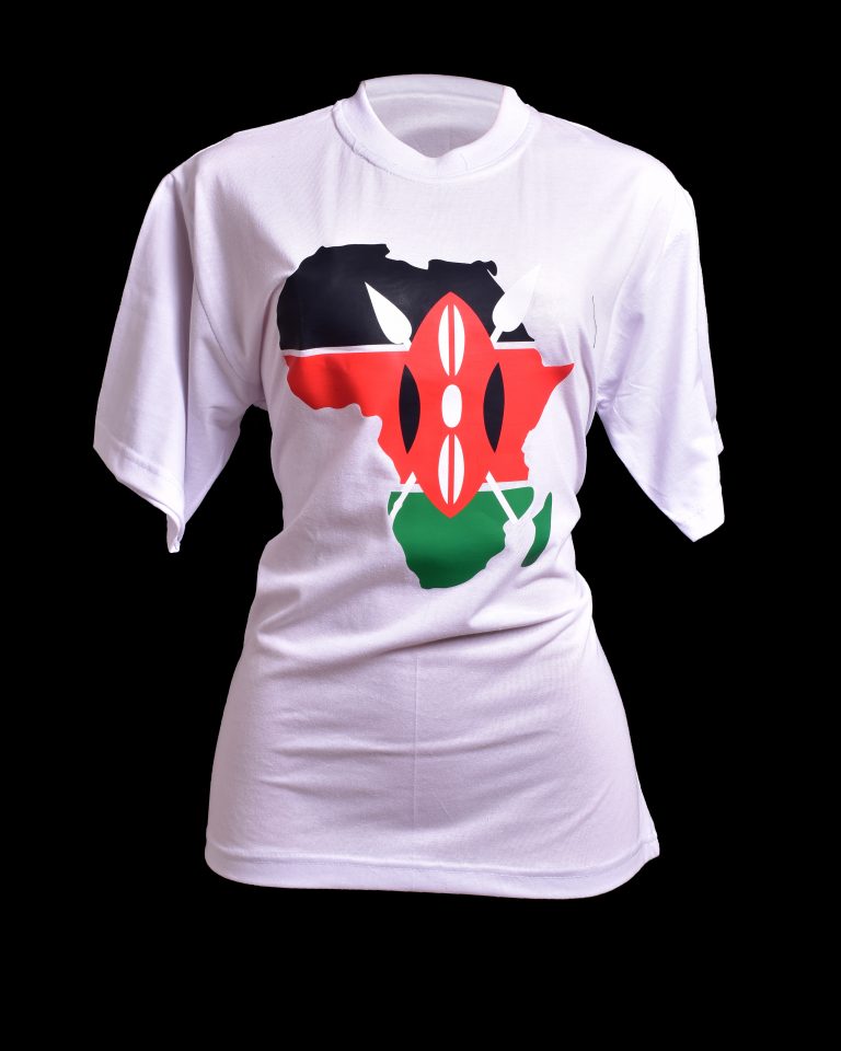 Wholesale Kenyan Flag Print T-Shirts – 10pcs