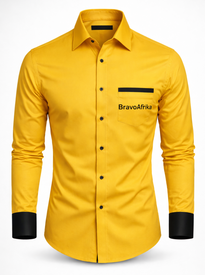BravoAfrika Golden Prestige Executive Shirt