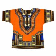 Orange Dashiki Shirt