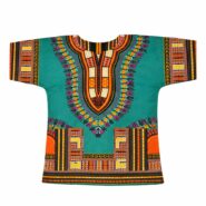 Teal Dashiki Shirt