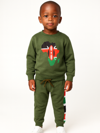 Wholesale African Print Kids Sweatsuits