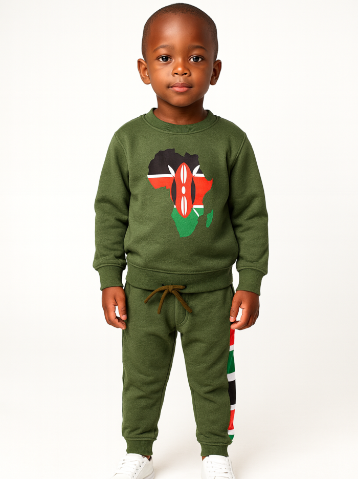 Wholesale African Print Kids Sweatsuits
