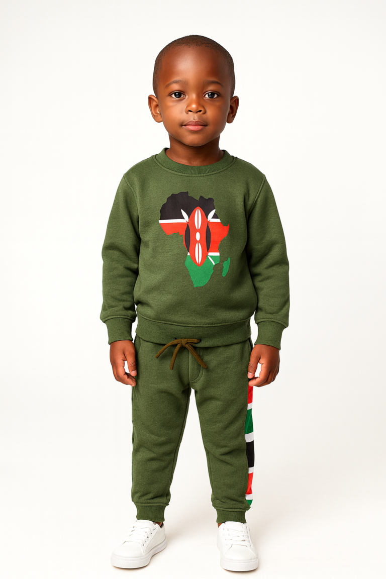 Wholesale African Print Kids Sweatsuits – 10pcs