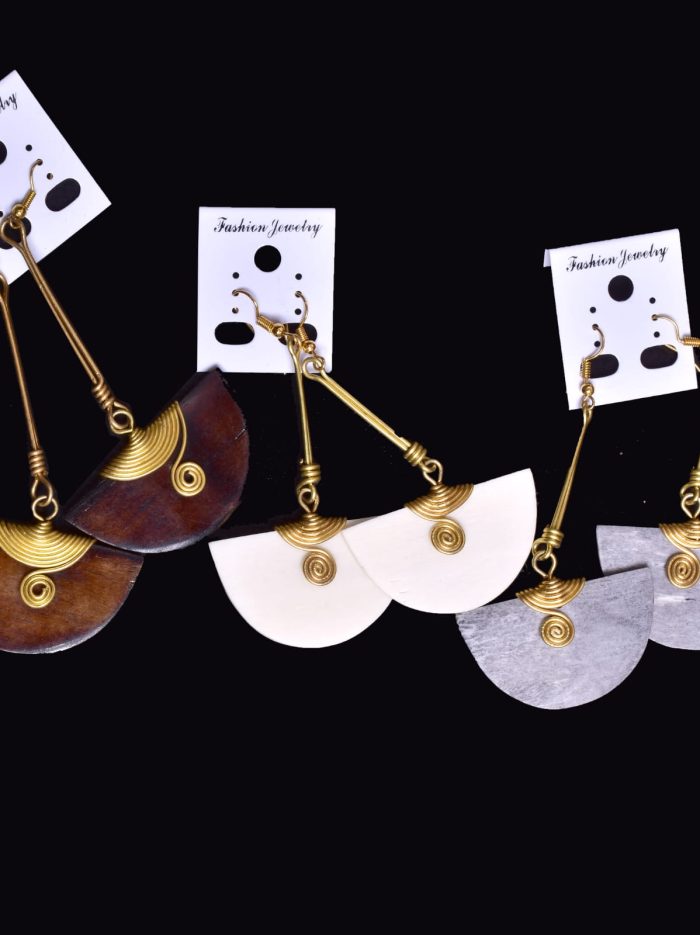 Half-Moon African Earrings