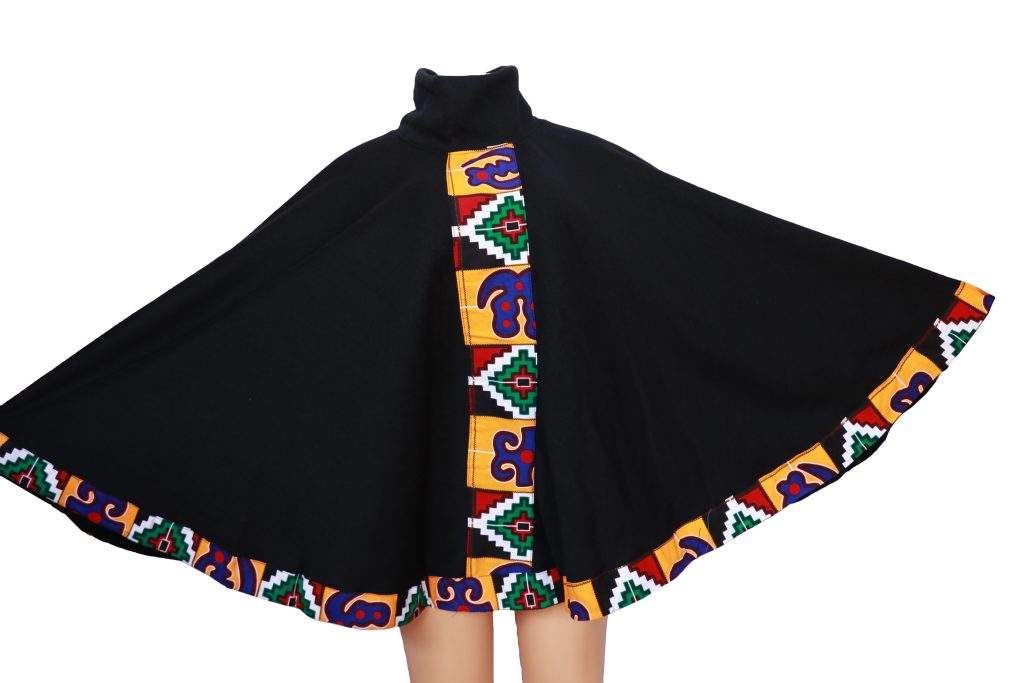 African shop poncho dress