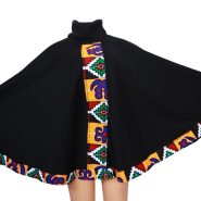 Turtleneck poncho