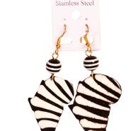 Zebra Stripe Earrings