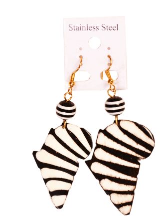 Zebra Stripe Earrings